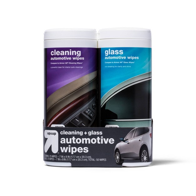 2pk Automotive Interior Cleaner Auto Wipes