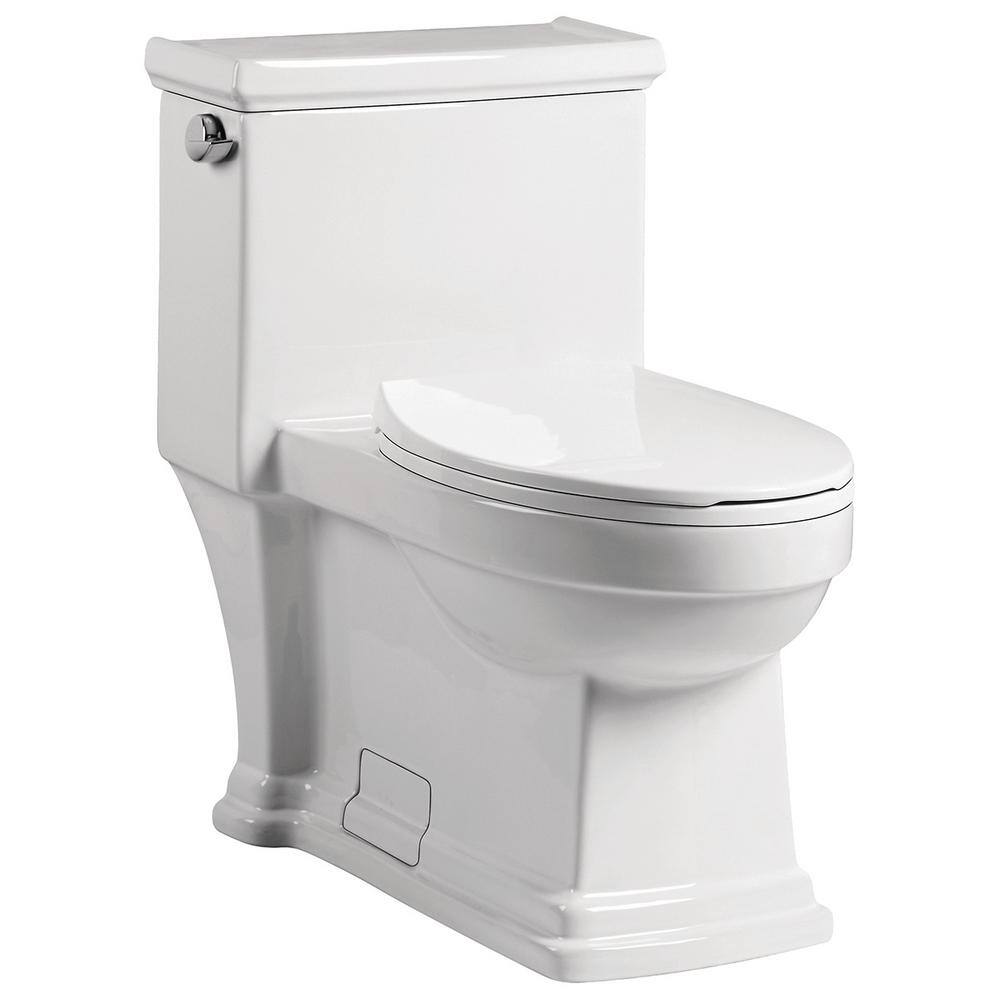 Speakman Glanville 12 in. 1-Piece 1.28 4.8 GPF Single Flush Elongated Toilet in White Seat Included T-6000-E