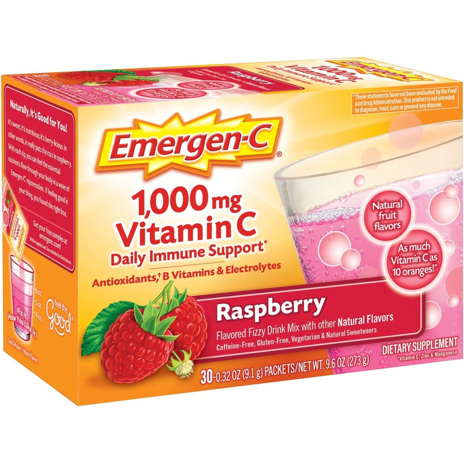 Raspberry Vitamin C Drink Mix by GlaxoSmithKline plc GKC30201