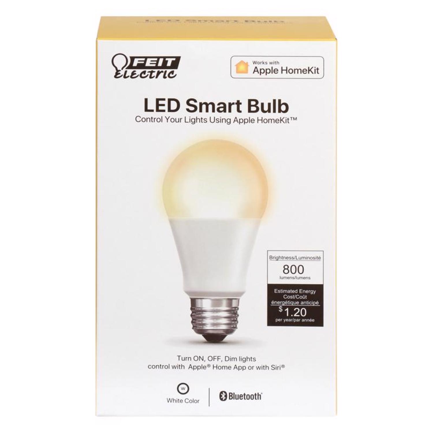 Feit LED A19 E26 (Medium) LED Bulb Warm White 60 Watt Equivalence 1 pk