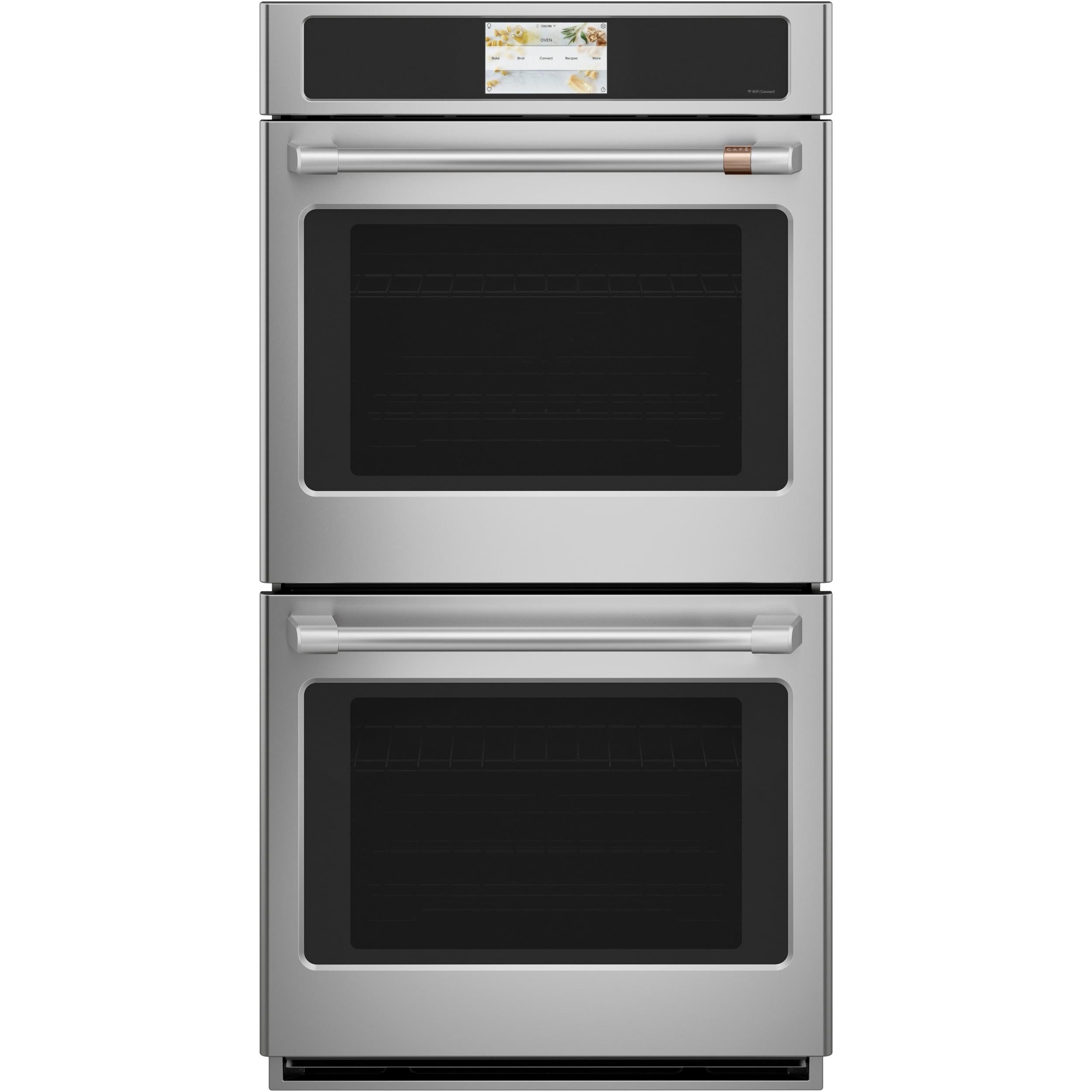 Café 27-inch, 8.6 cu.ft. Built-in Double Wall Oven with WiFi Connect CKD70DP2NS1