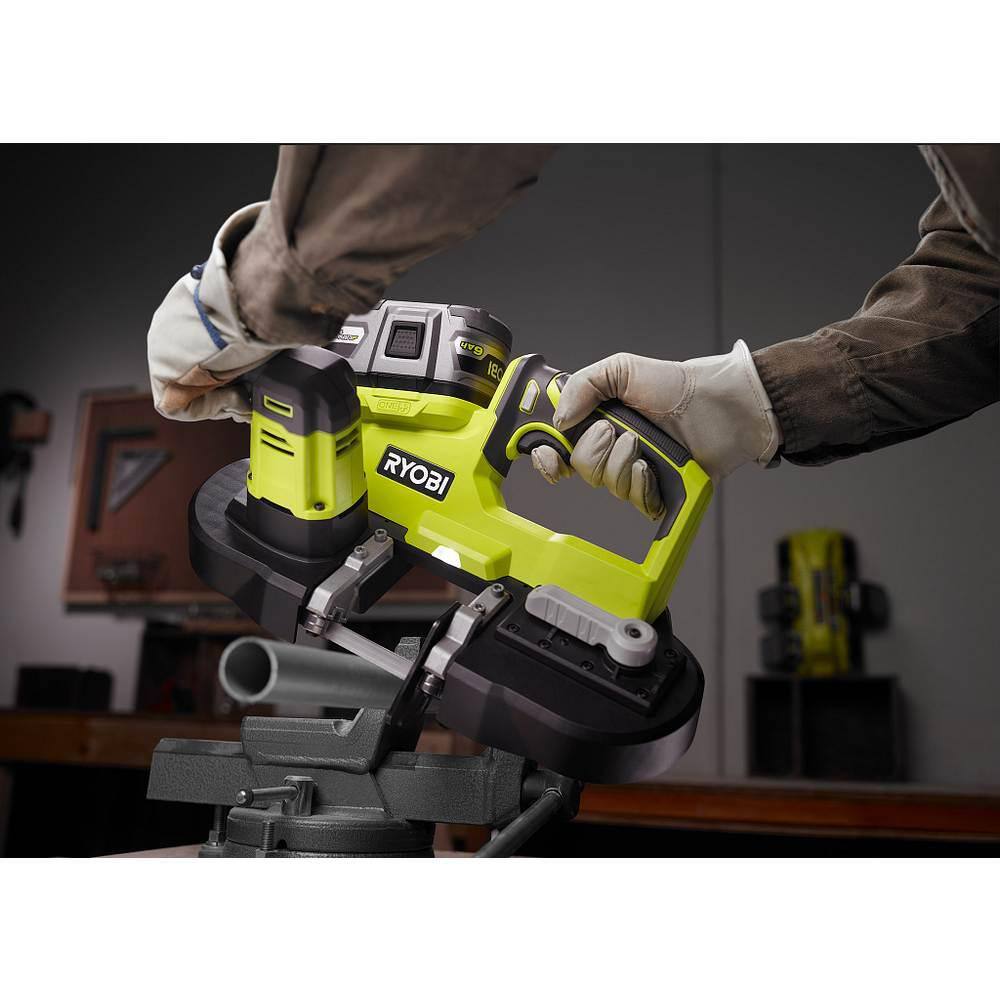 RYOBI ONE+ 18V Cordless 2-12 in. Compact Band Saw (Tool Only) P590