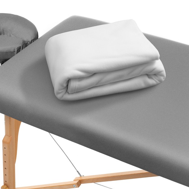 Saloniture Massage Table Blanket 60 X 90 Polar Fleece Spa Throw