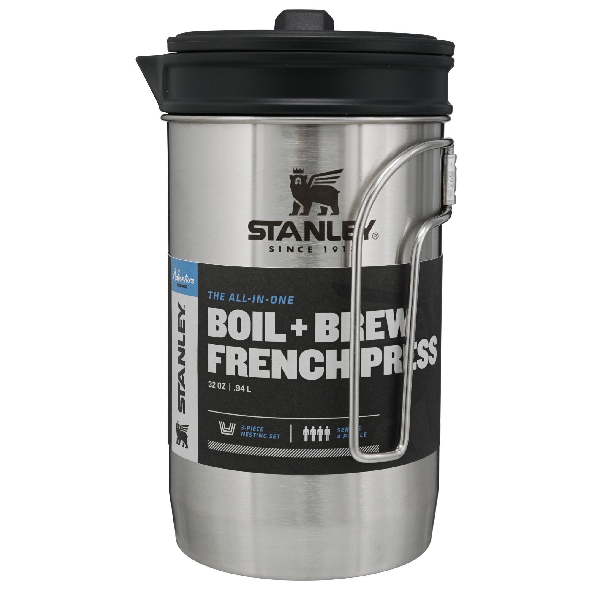 Stanley Stainless Steel Boil and Brew 32 oz. Coffee Press