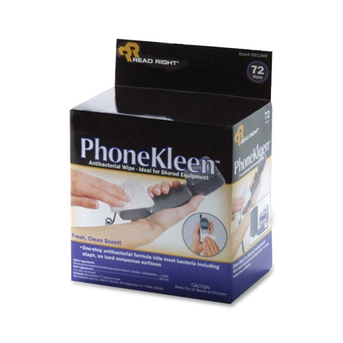 Read Right PhoneKleen Antibacterial Wipes  REARR1303