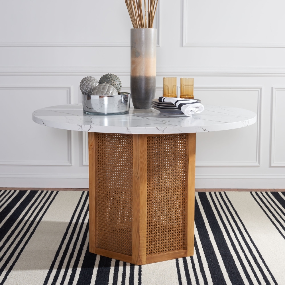 SAFAVIEH Danez Cane Dining Table   47.3\