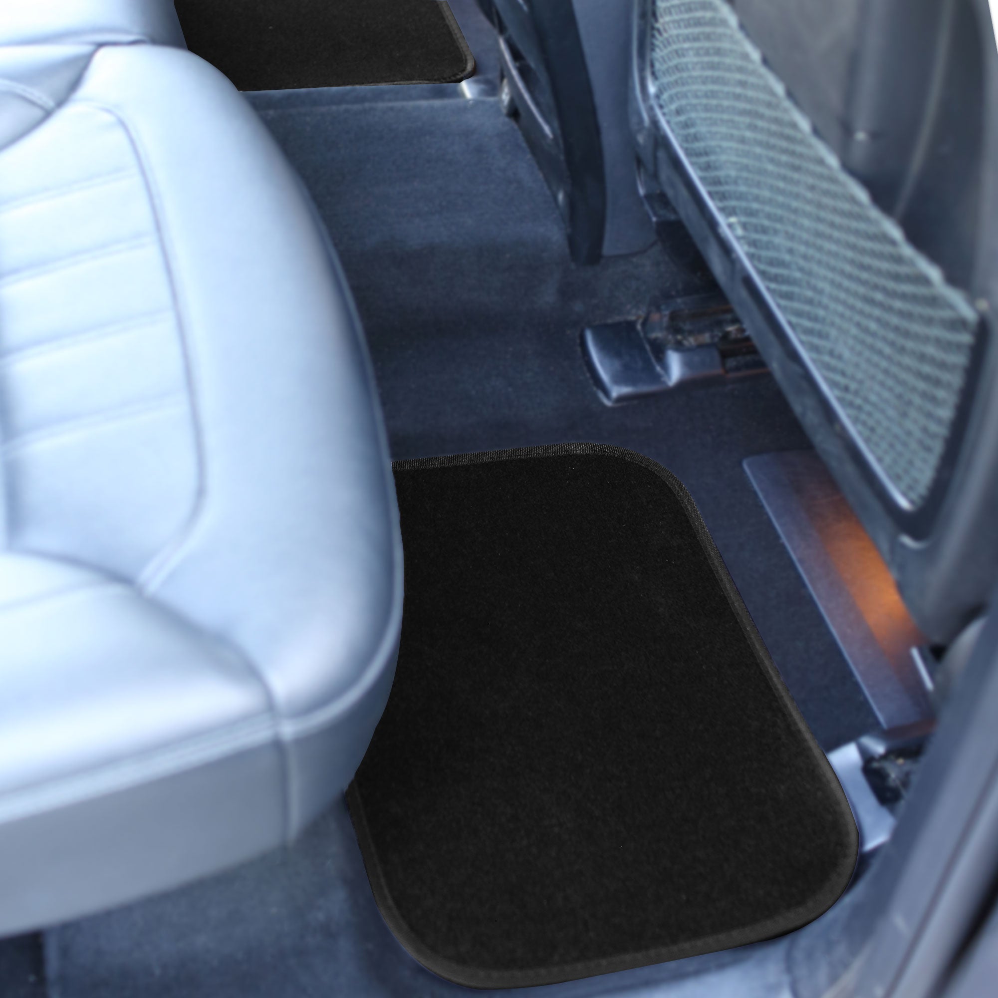 FH Group Galaxy13 4-Piece Carpet Black Car Floor Mats Universal Fit with Air Freshener