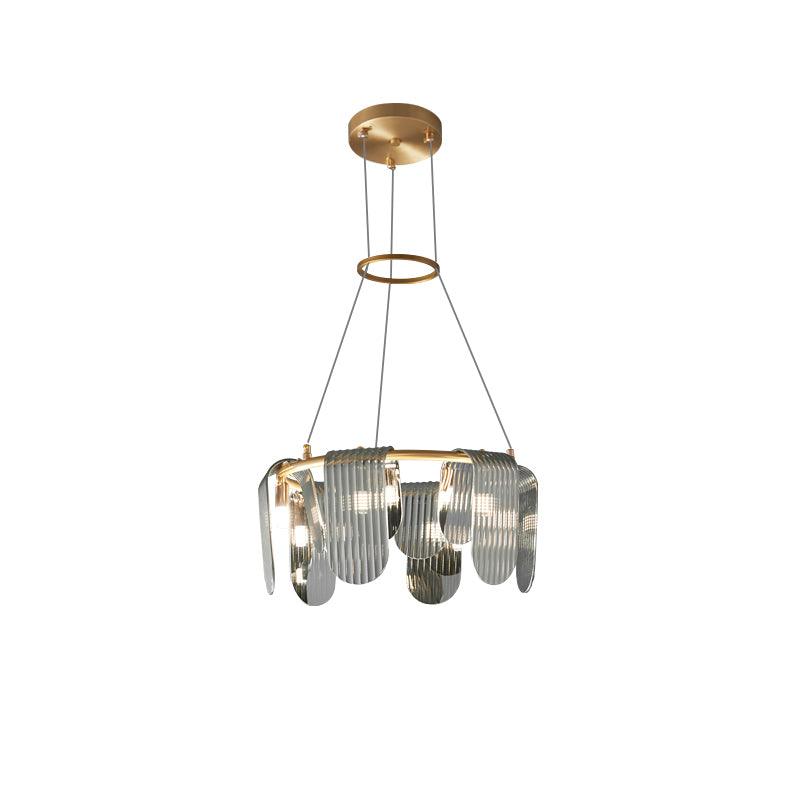 Folioles Brass Chandelier