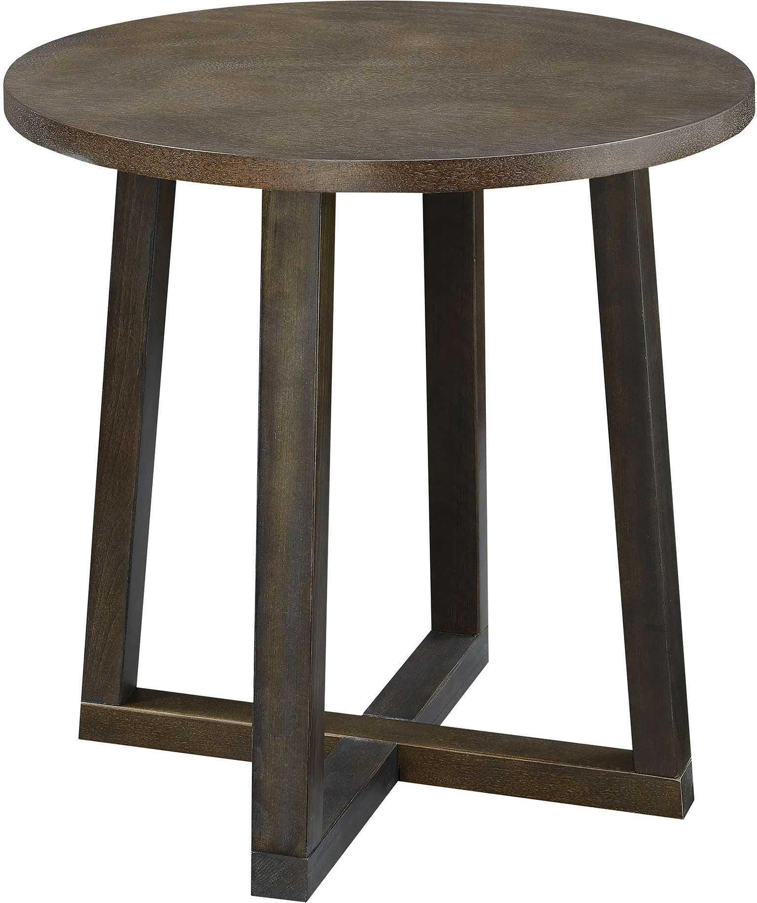 Industrial Dark Brown Table Group， Set of 3