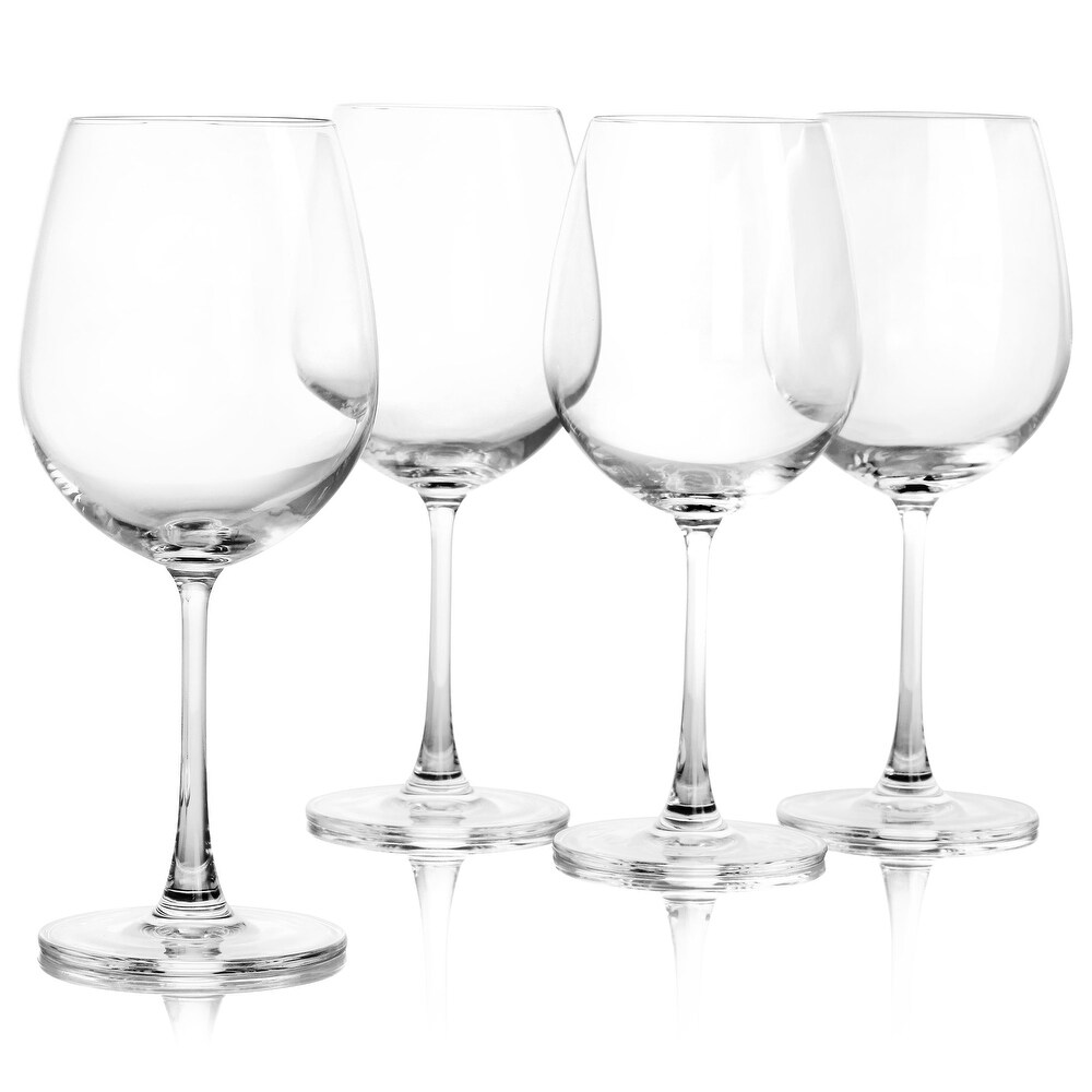 Martha Stewart Everyday 4 Piece 20oz Red Wine Glass Set