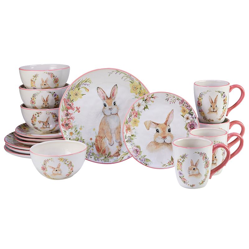 Certified International Easter Garden 16-pc. Dinnerware Set