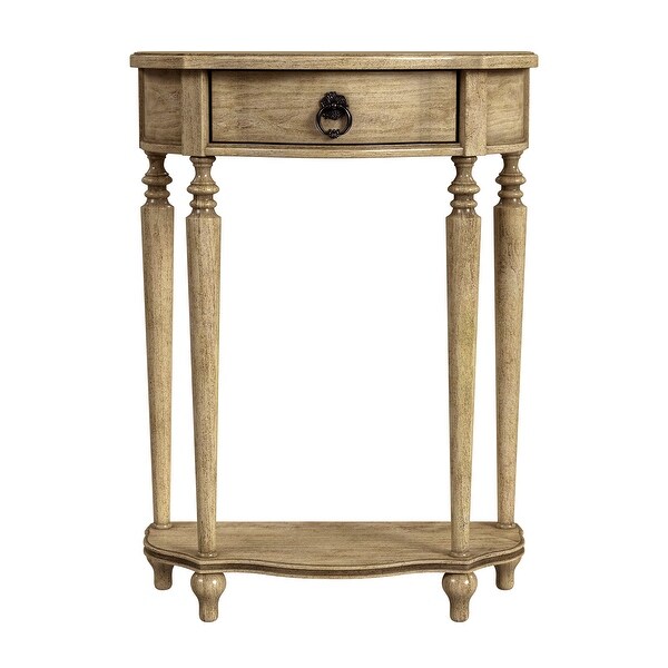 Ashby Demilune Console Table with Storage