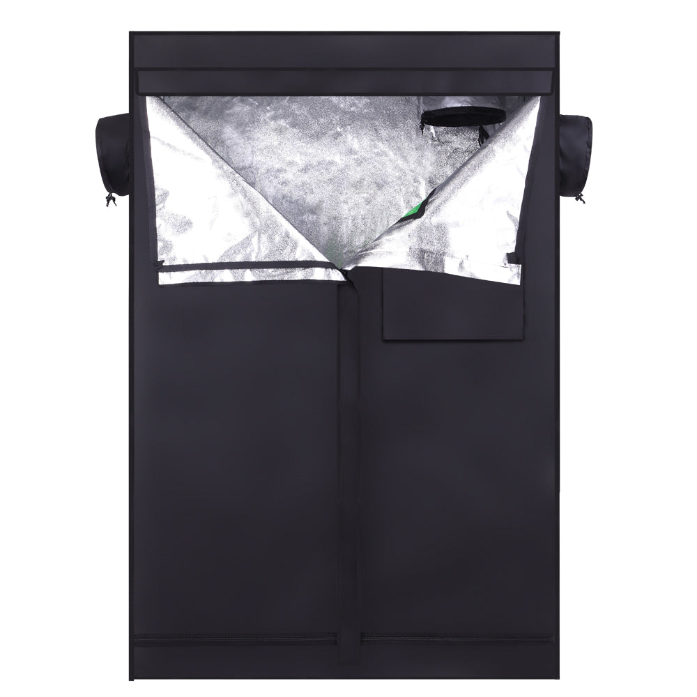 Carevas LY-120*60*180 Home Use Dismountable Hydroponic Plant Grow Tent with Window Black