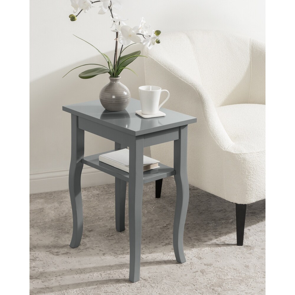 Kate and Laurel Lillian Wood Side Table   18x12x24