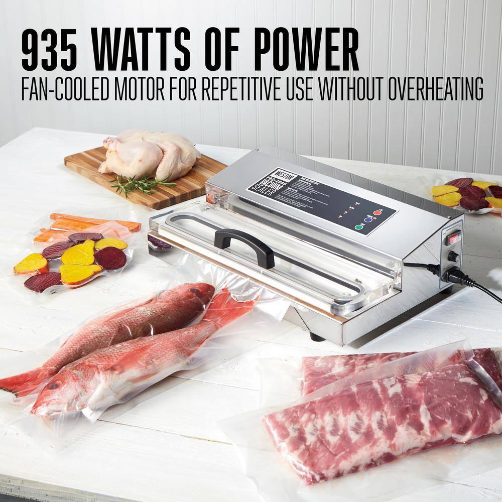 Weston Pro 2600 Stainless Steel Food Vacuum Sealer 65-1301-W