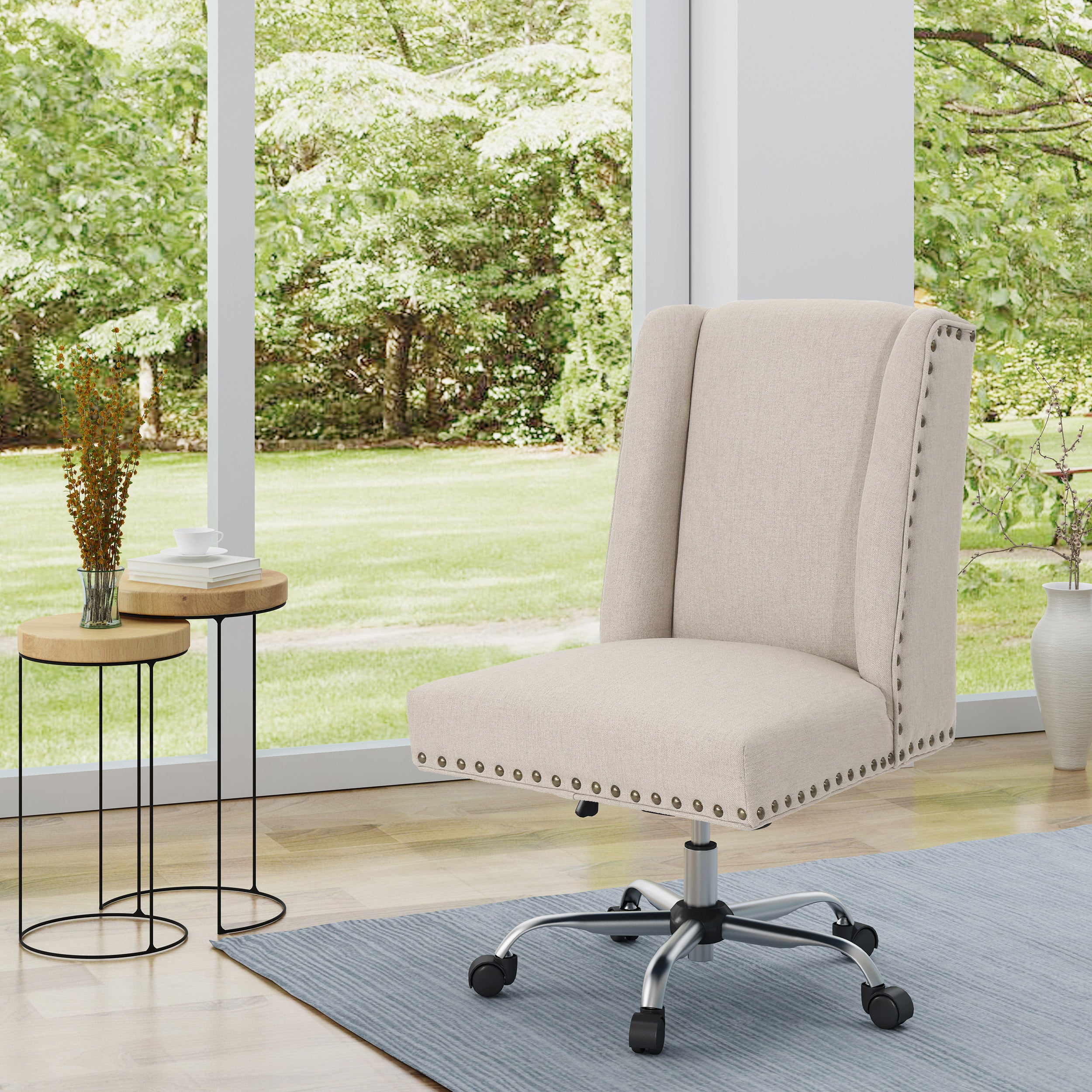 Quentin Home Office Fabric Desk Chair