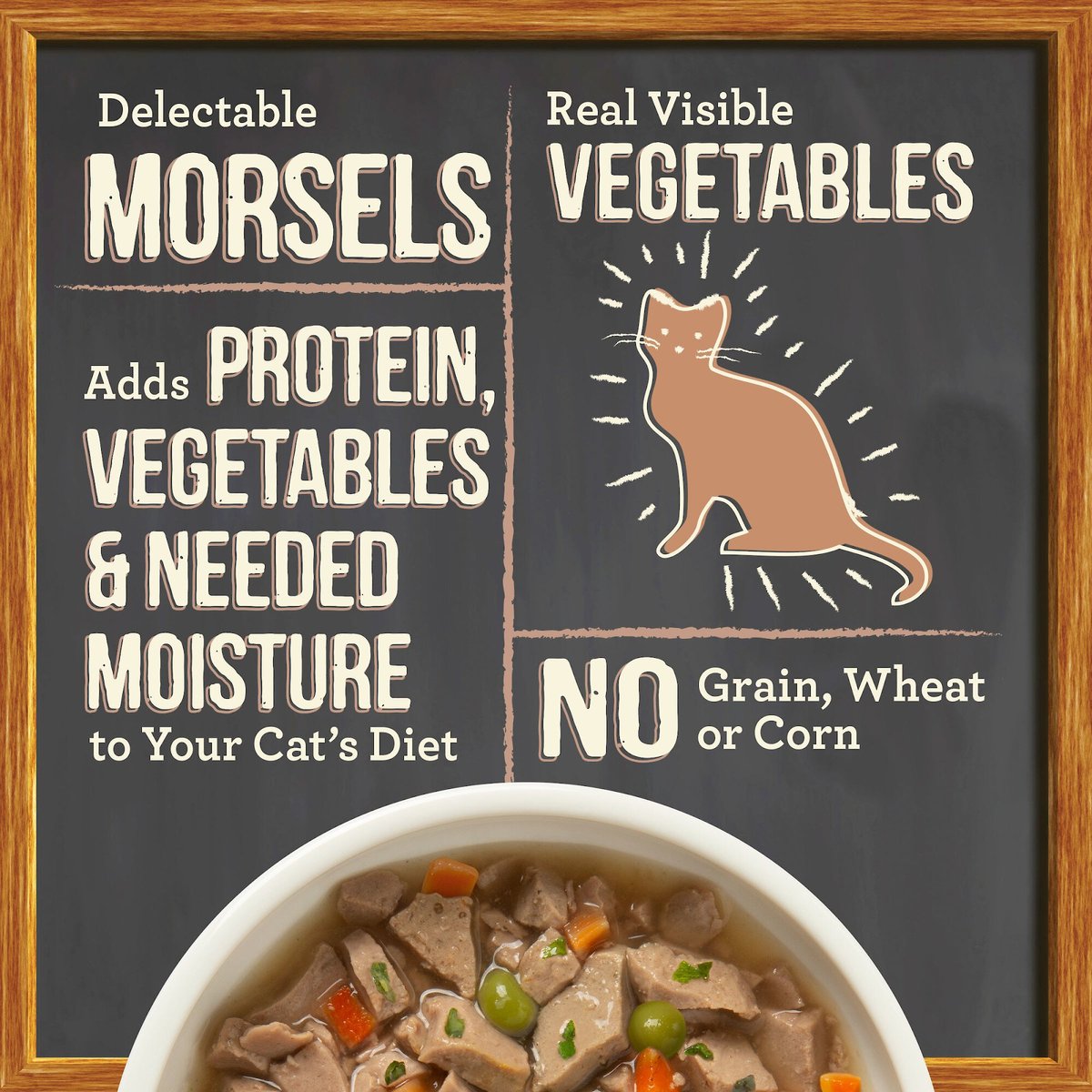 Merrick Purrfect Bistro Bon Appetits Grain-Free Beef Recipe Morsels in Gravy Adult Cat Food Pouches