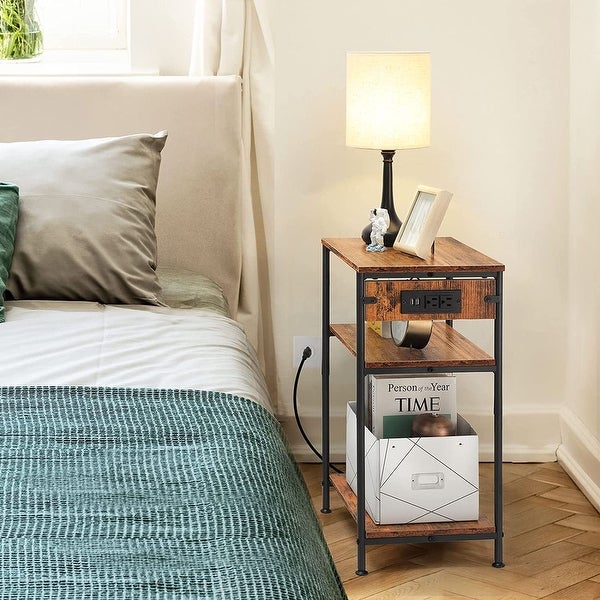 Nightstand with Charging Station