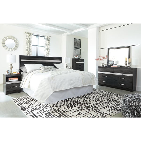 Signature Design by Ashley Starberry Black and Grey King/ Cal King Headboard - - 26426735