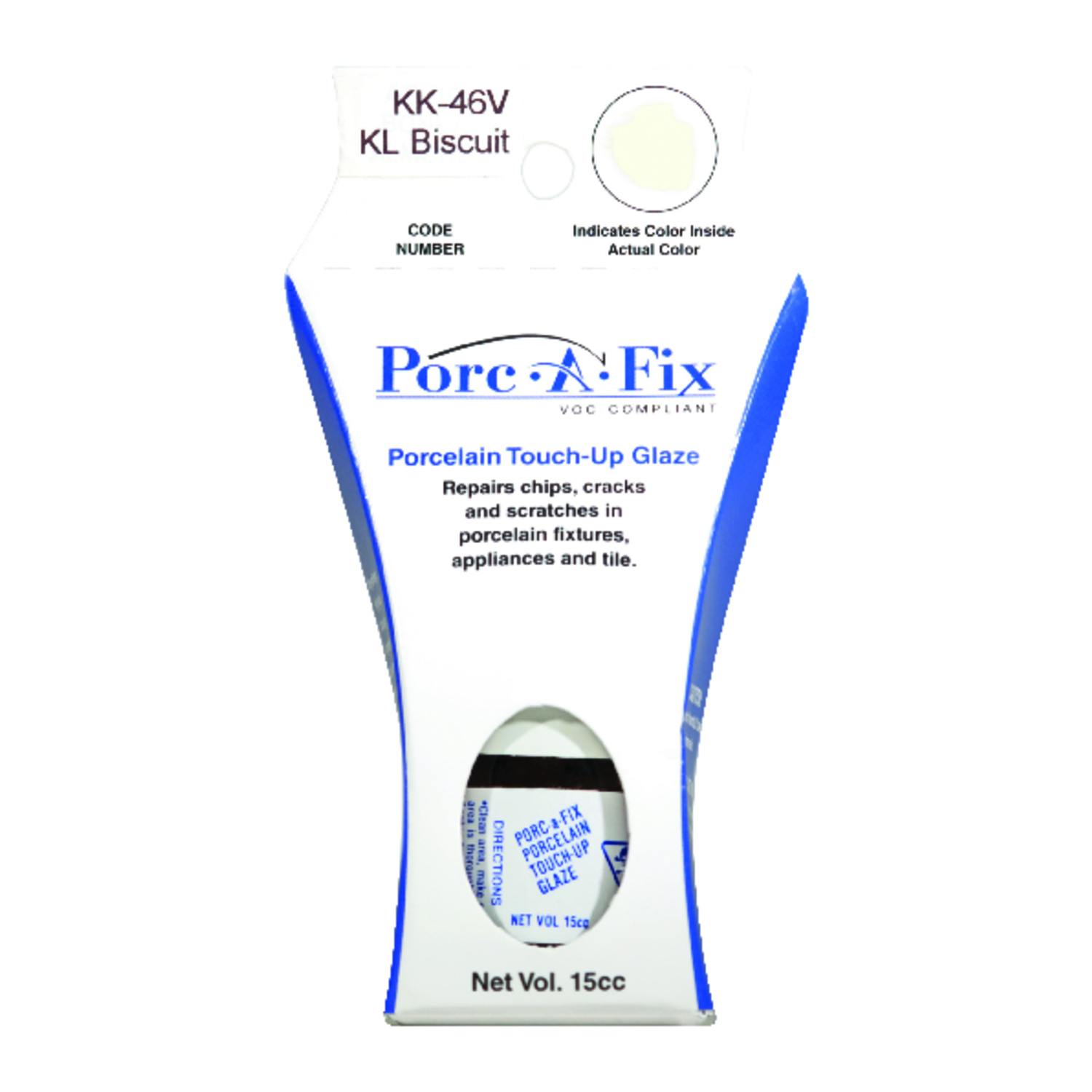 Porc-A-Fix Porcelain Kohler Biscuit Touch-Up Glaze 15 cc