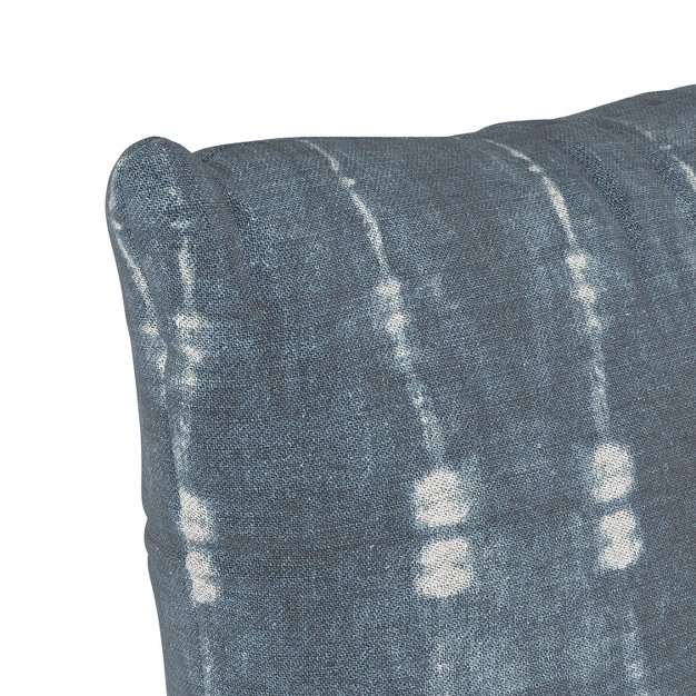 Bali Square Throw Pillow Indigo Skyline Furniture