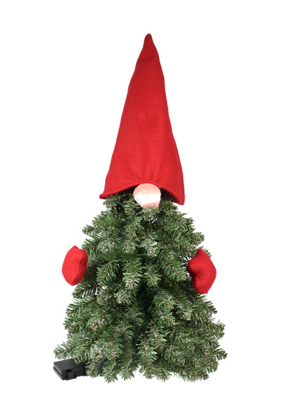 Jeco CH CT84 2.5FT Pre Lit Gnome Christmas Tree