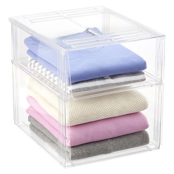 Premium Stackable Shirt amp Sweater Bins