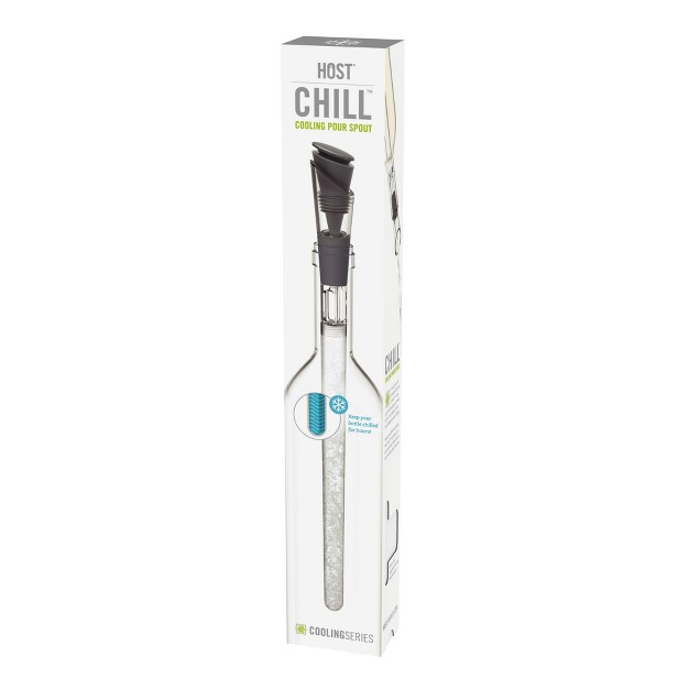 Host 2951 Chill Cooling Wine Pour Spout Gray