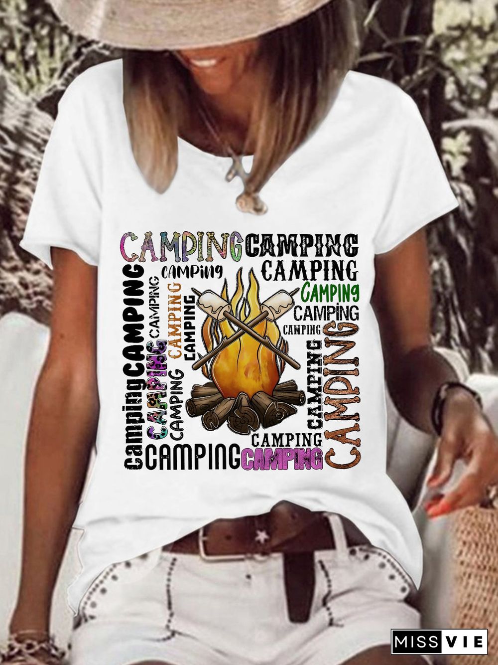 Camp Fire Camping T-shirt