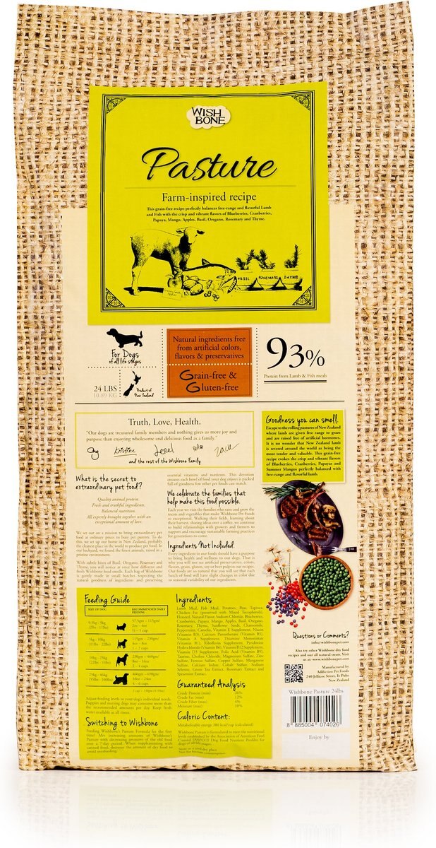 Wishbone Pasture Grain-Free Dry Dog Food