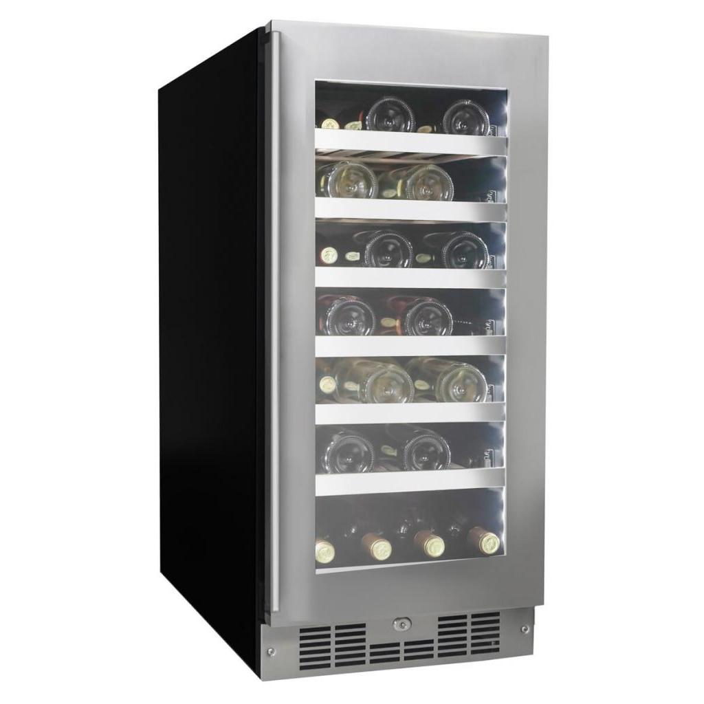 Silhouette 27-Bottle Tuscany Series Wine Cooler with LED Lighting SPRWC031D1SS