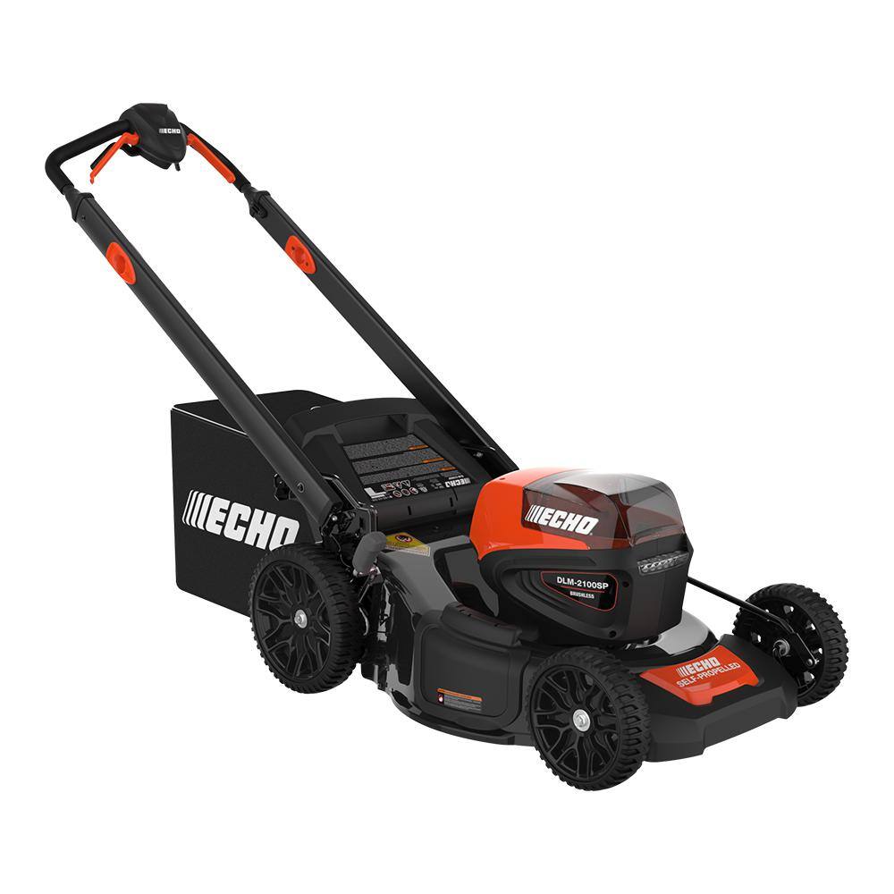 ECHO eFORCE 56-Volt Cordless Battery Lawn Mower and Battery Combo Kit with (2) 5.0Ah Battery and (1) Charger (1-tool) V-DABXAB