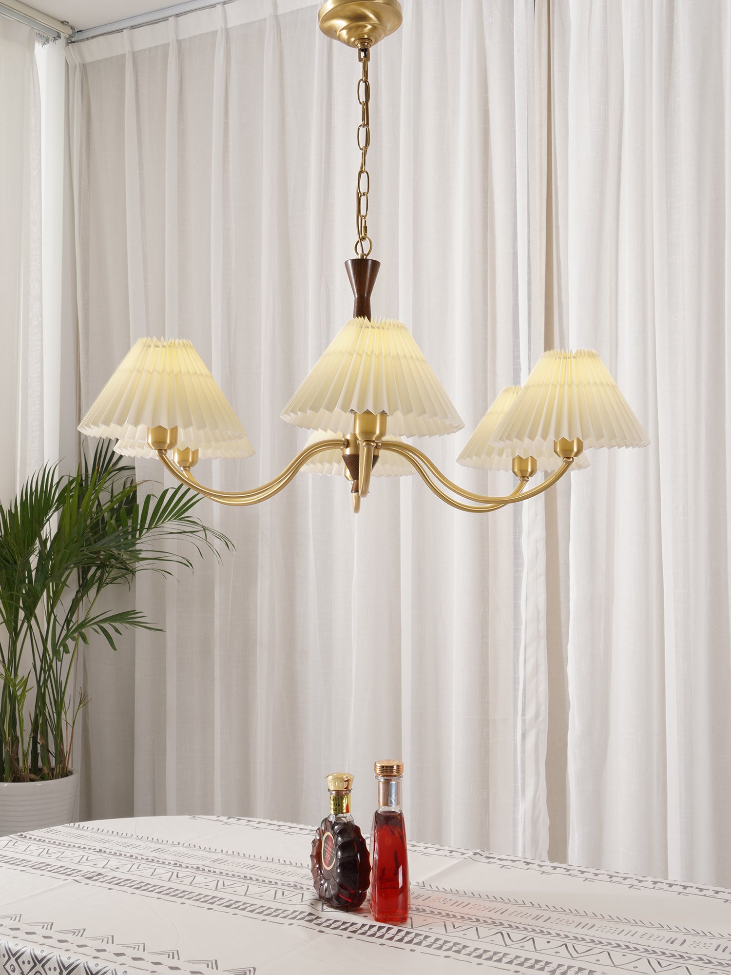 Pleated Chandelier