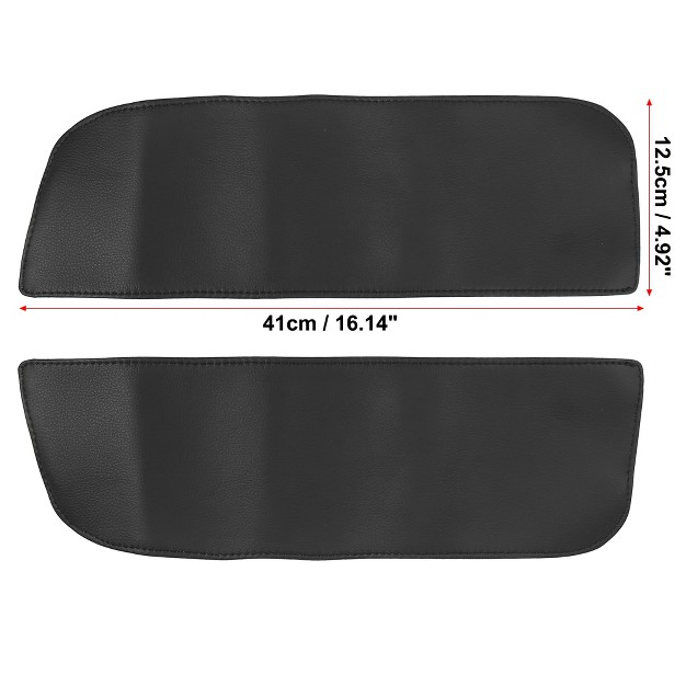 Unique Bargains 1 Pair Car Center Console Lid Armrest Replacement Microfiber Leather Seat Box Cover Protector For Bmw X5 X6 2014 2018