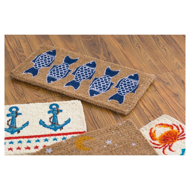 Natural Coir Fish Doormat 2 x27 x3 x27 3r Studios