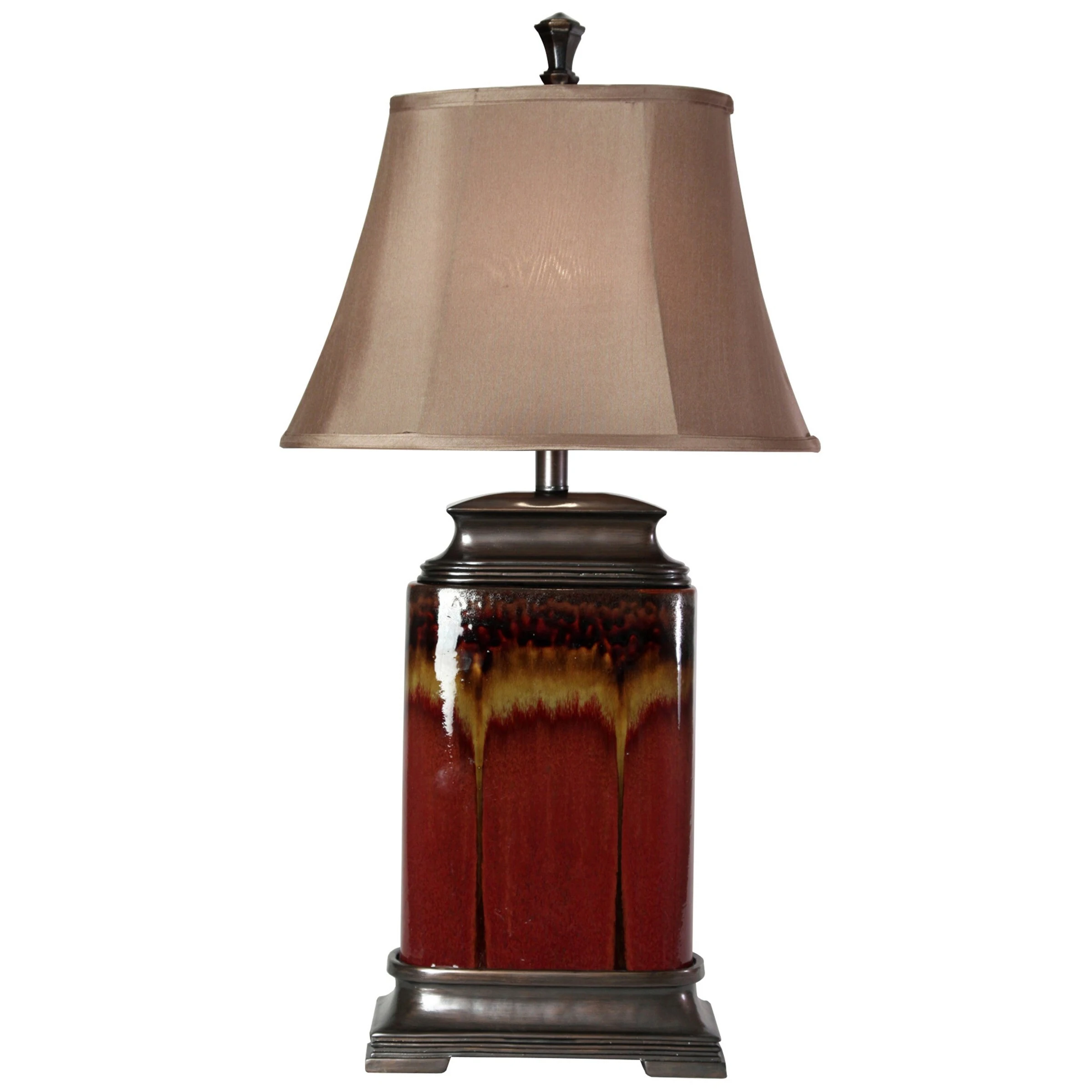 Copper Grove Aristata Glazed Ceramic Table Lamp