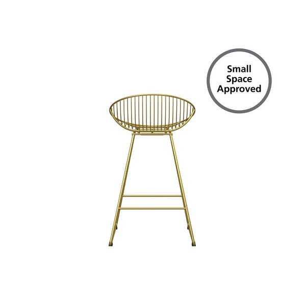 Ellis Wire Counter Stool， White