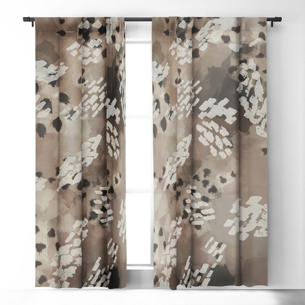 1pc Blackout Window Curtain Panel Deny Designs