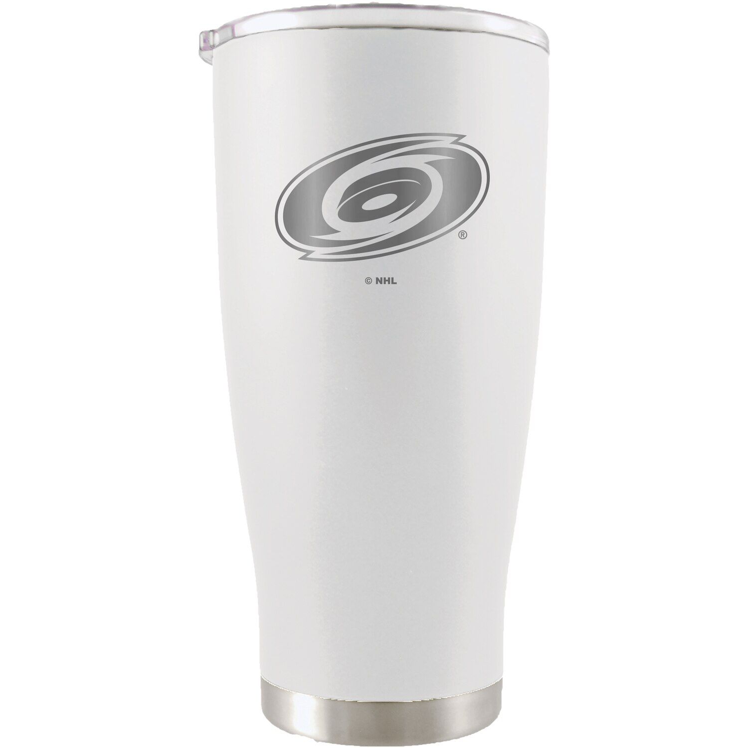 Carolina Hurricanes 20oz. Etched Team Logo Tumbler - White