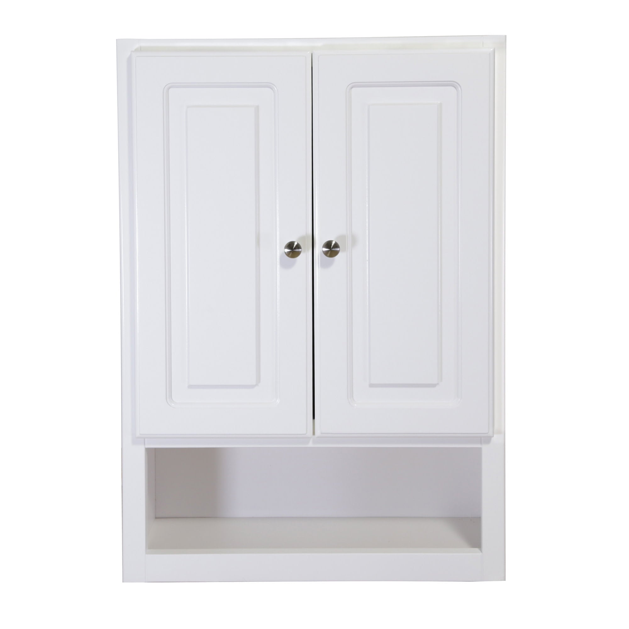 Design House Concord Fully Assembled 2-Door Bathroom Wall Cabinet in White