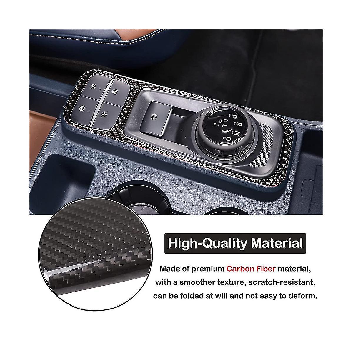 Car Central Control Gear Shift Panel Cover Sticker For 2022 2023 Accessories - Soft Carbon Fiber