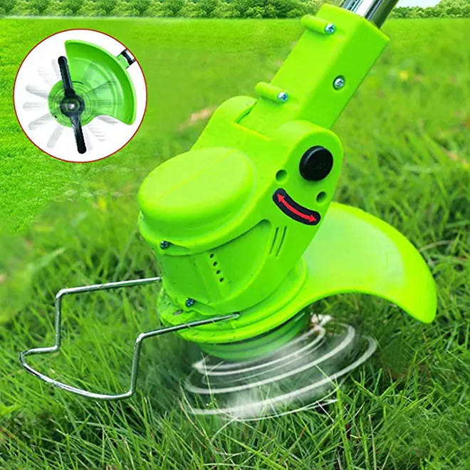 Dropshiping 12/24/36V Collapsible Cordless Grass Trimmer Electric Weed Trimmer Weed Eater Battery Powered Length Adjustable