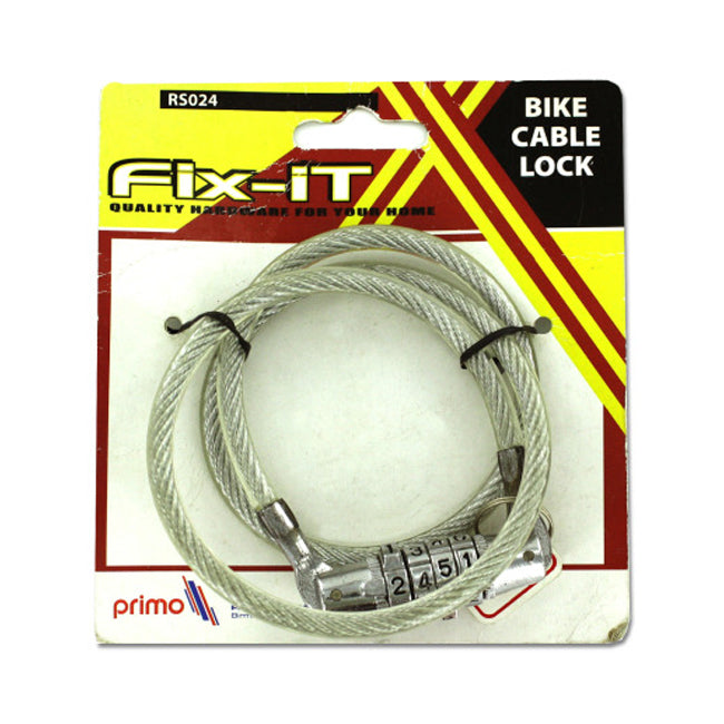 Bike Combination Cable Lock - Pack of 12