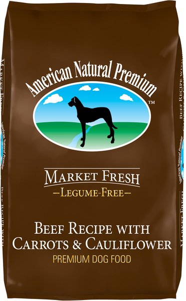 American Natural Premium Market Fresh Beef Recipe with Carrots and Cauliflower Dry Dog Food