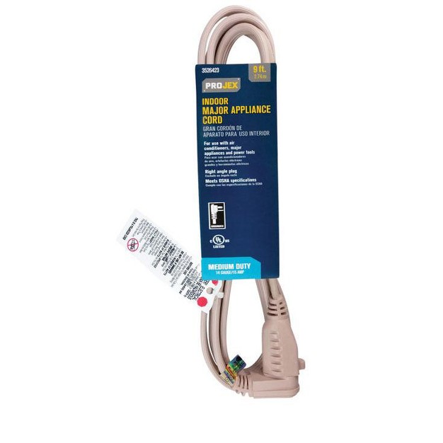 Projex 14 3 125 V 9 Ft L Appliance Cord