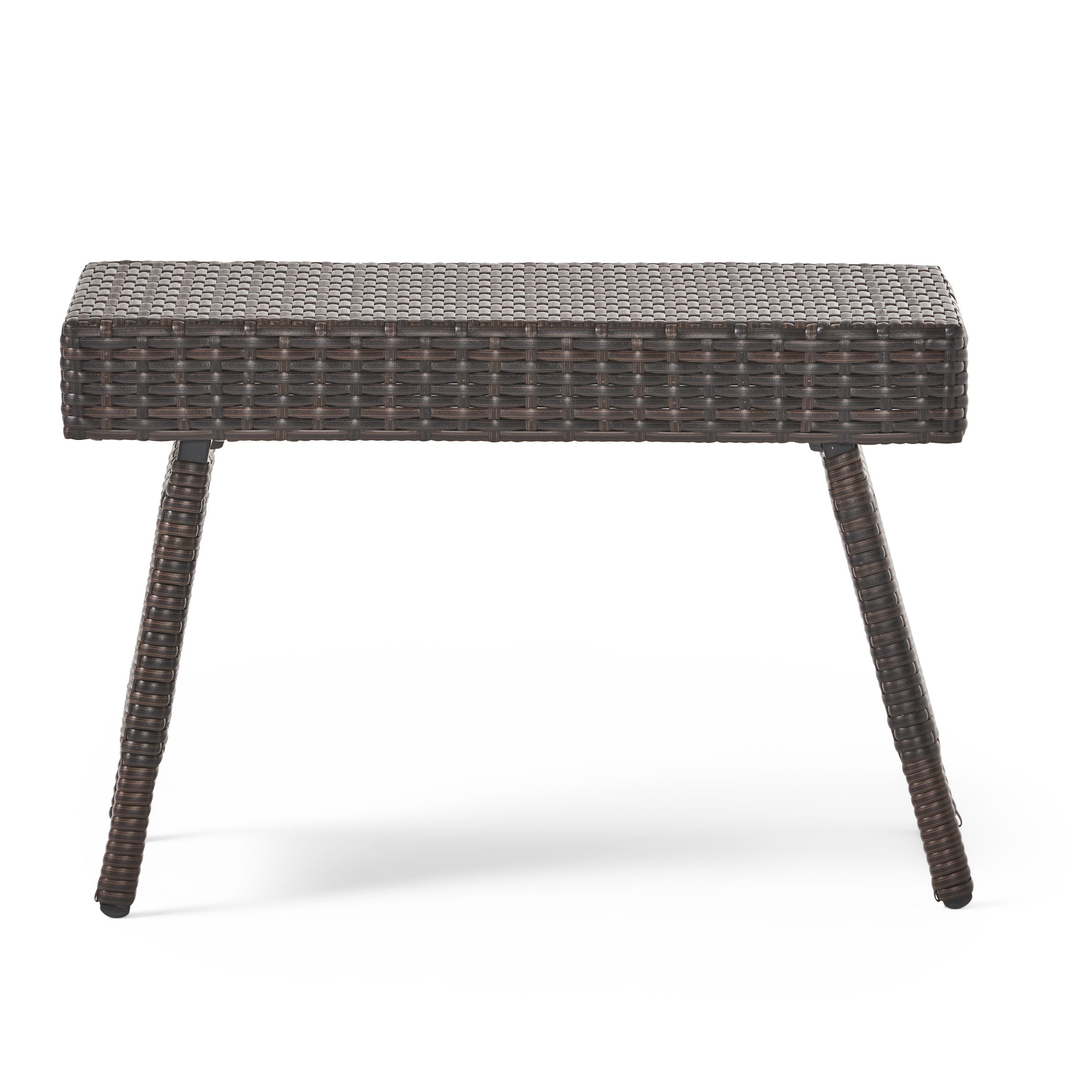 Lakeport Outdoor Wicker Lounge and Table