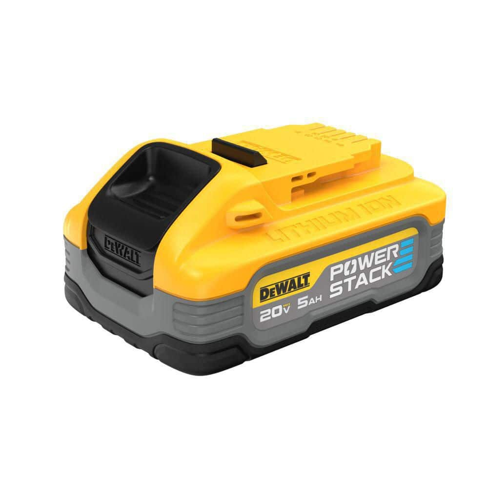 DEWALT POWERSTACK 20V Lithium-Ion 5.0Ah Battery Pack (2 Pack) DCBP520-2