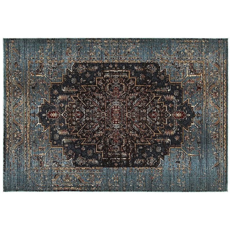 StyleHaven Evans Regal Medallion Framed Rug