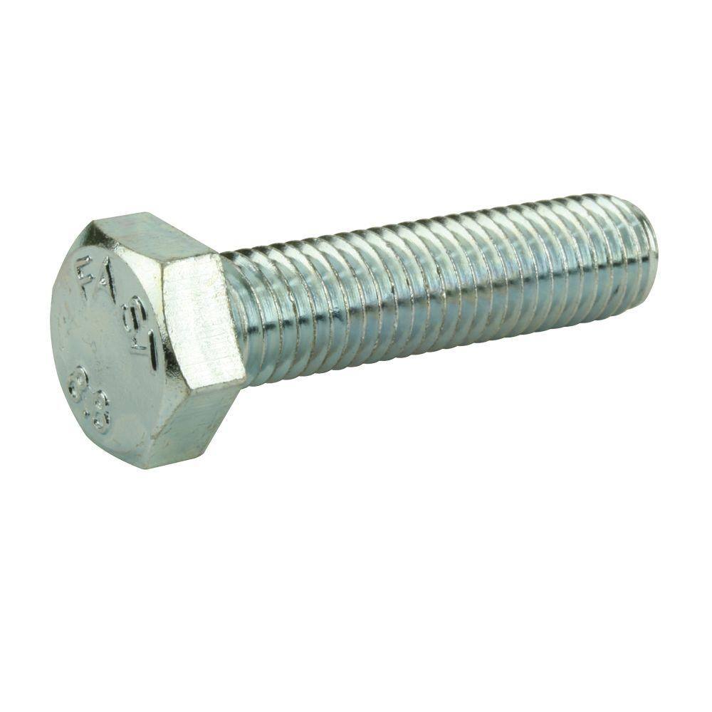 Everbilt 14 in.-20 x 1 in. Chrome Hex Bolt (3-Pack) 800404