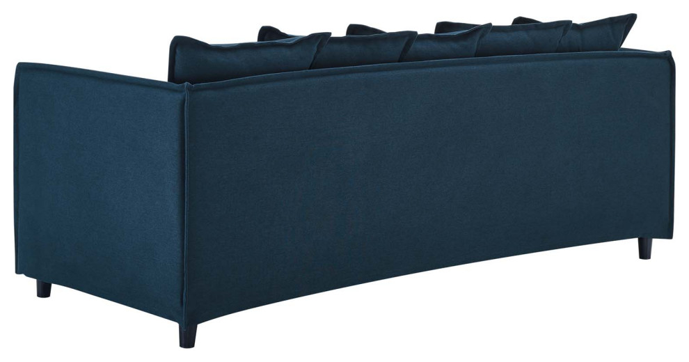 Sofa  Fabric  Navy Blue  Modern  Living Lounge Room Hotel Lobby Hospitality   Contemporary   Sofas   by House Bound  Houzz